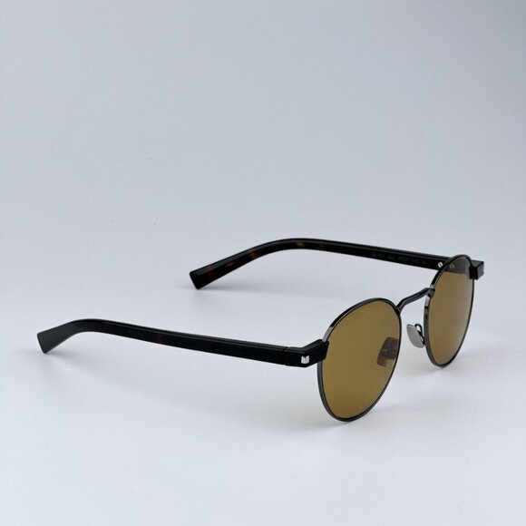 Saint Laurent SL707 003 BRAND NEW Sunglasses Ruthenium Havana Oval Unisex - Picture 7 of 11